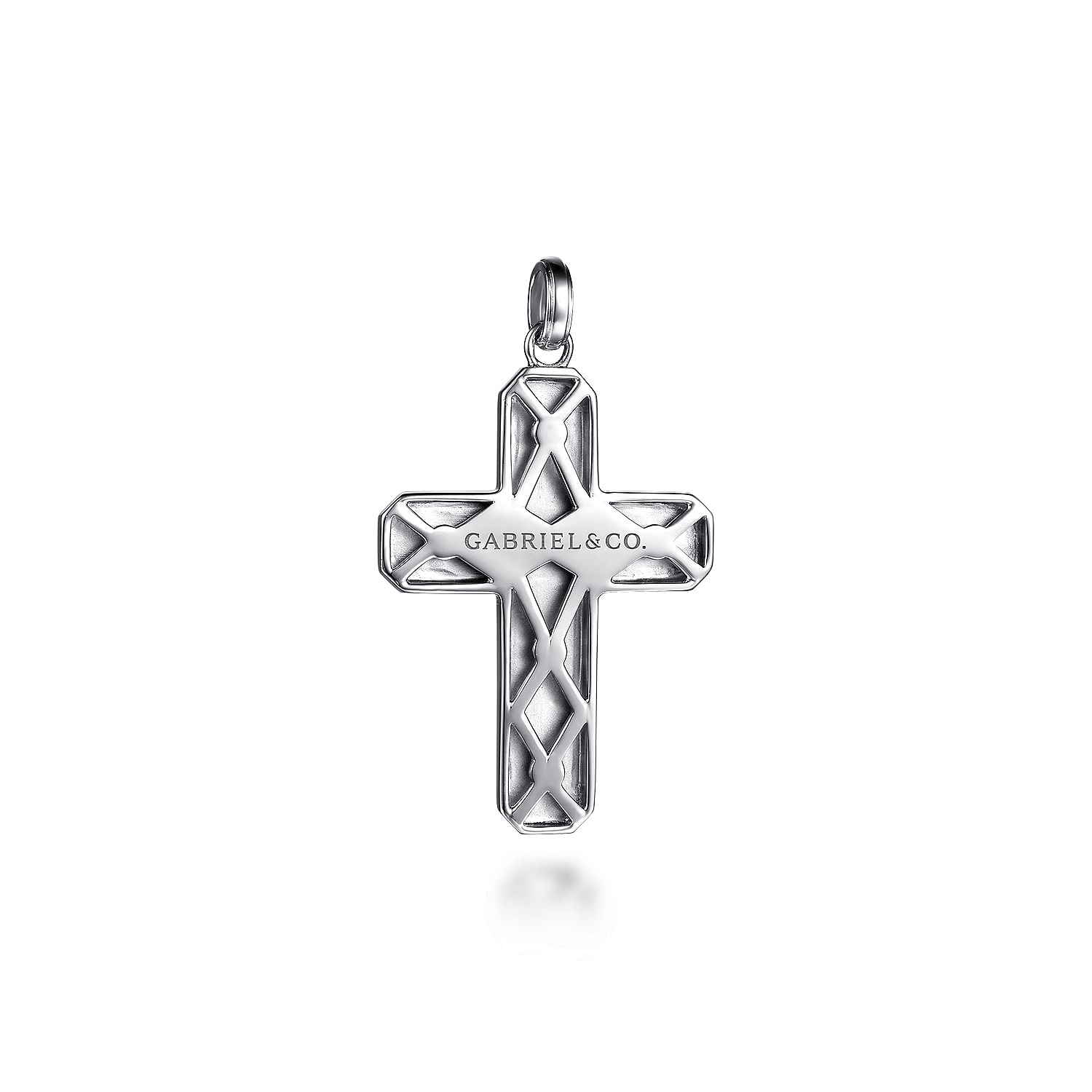 Gabriel & Co. Sterling Silver Geometric Cross