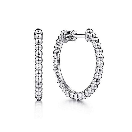 Gabriel & Co Sterling Silver Bujukan 20mm Hoops