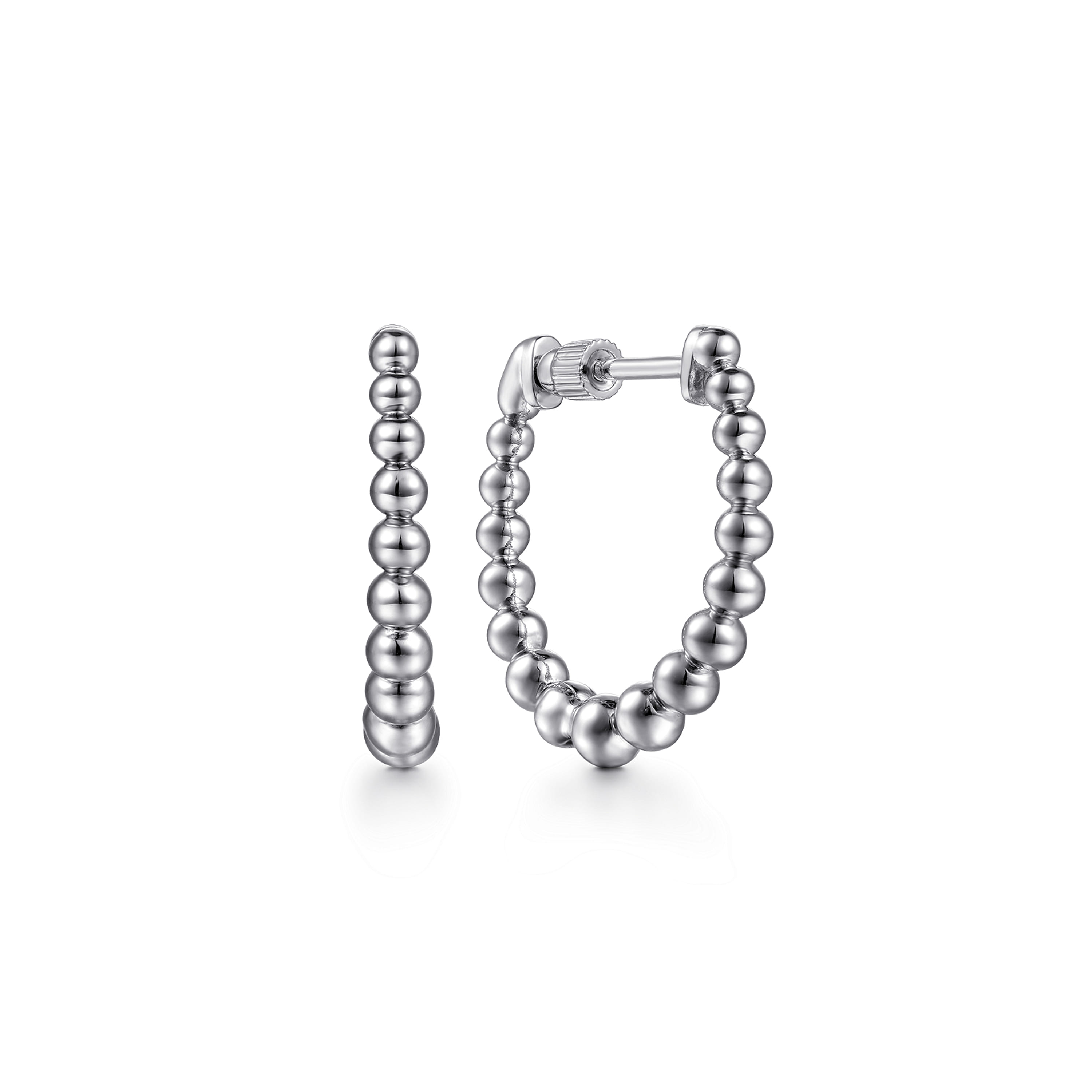 Gabriel & Co Sterling Silver Bujukan Classic Hoops 20mm