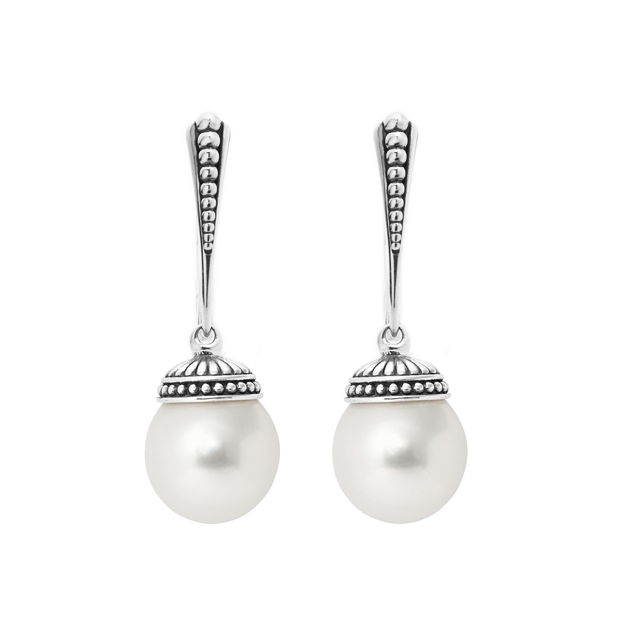 Lagos Sterling Silver Pearl Drop Earrings