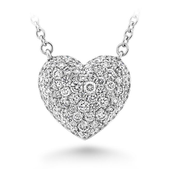 Memoire 18K White Gold Diamond Pendant Necklace for Women