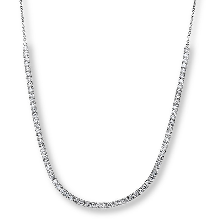 Memoire 18K White Gold Necklace | Exquisite Fine Jewelry