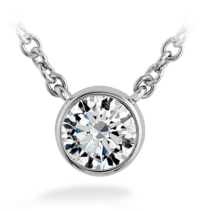 Memoire 18K White Gold Diamond Pendant Necklace