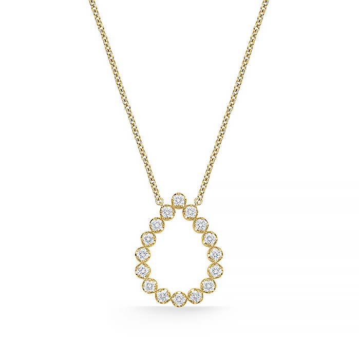 Memoire 18K Yellow Gold Pendant Necklace