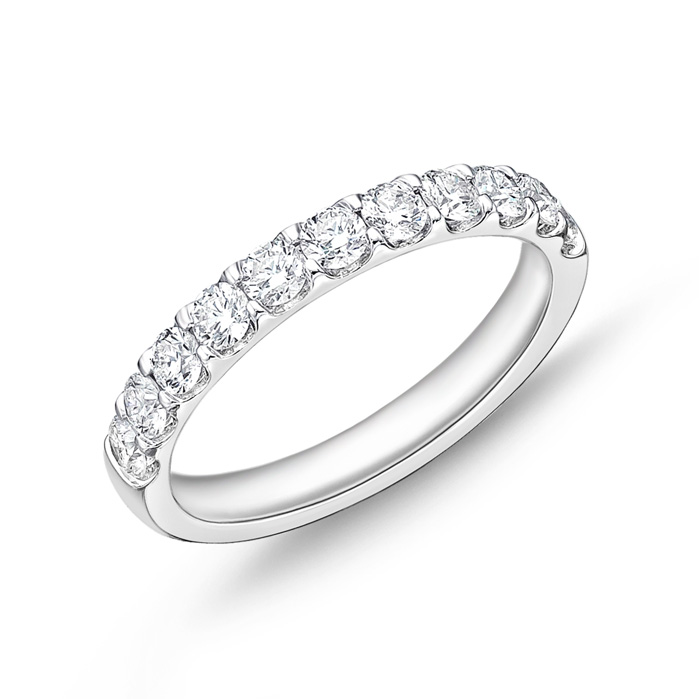 Memoire Platinum Wedding Ring - Timeless Band for Cherished Moments