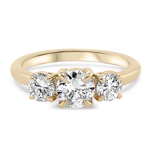 Diamond Three-Stone Ring