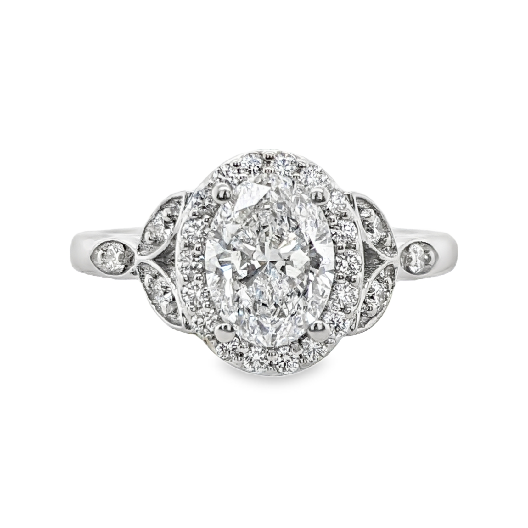 Oval Diamond Engagement Ring