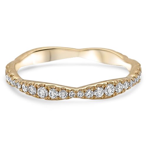 Diamond Scalloped Band