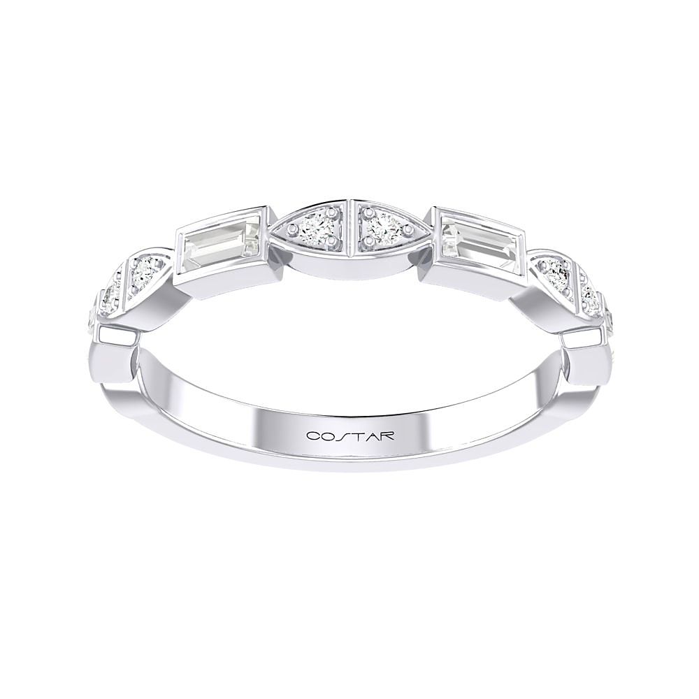 Baguette Diamond Band