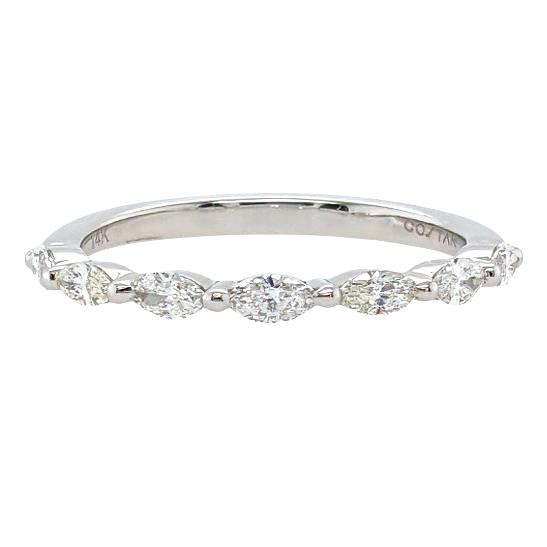 Marquise Diamond Band