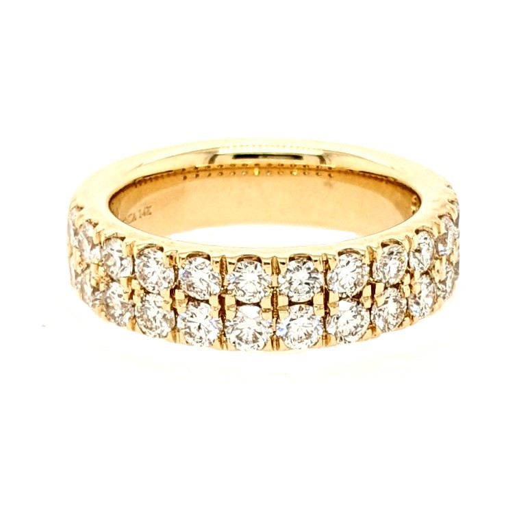 Diamond Double Row Band