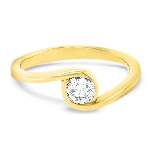 Diamond Circle Ring