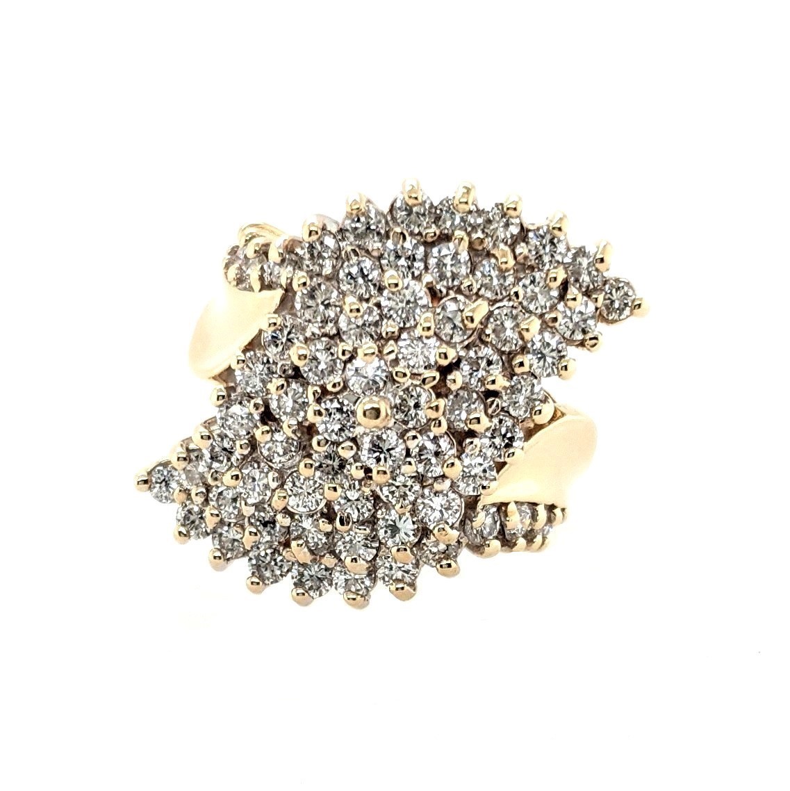 Diamond Cluster Ring