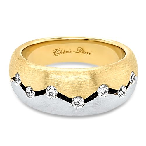 Diamond Two-Tone Ring