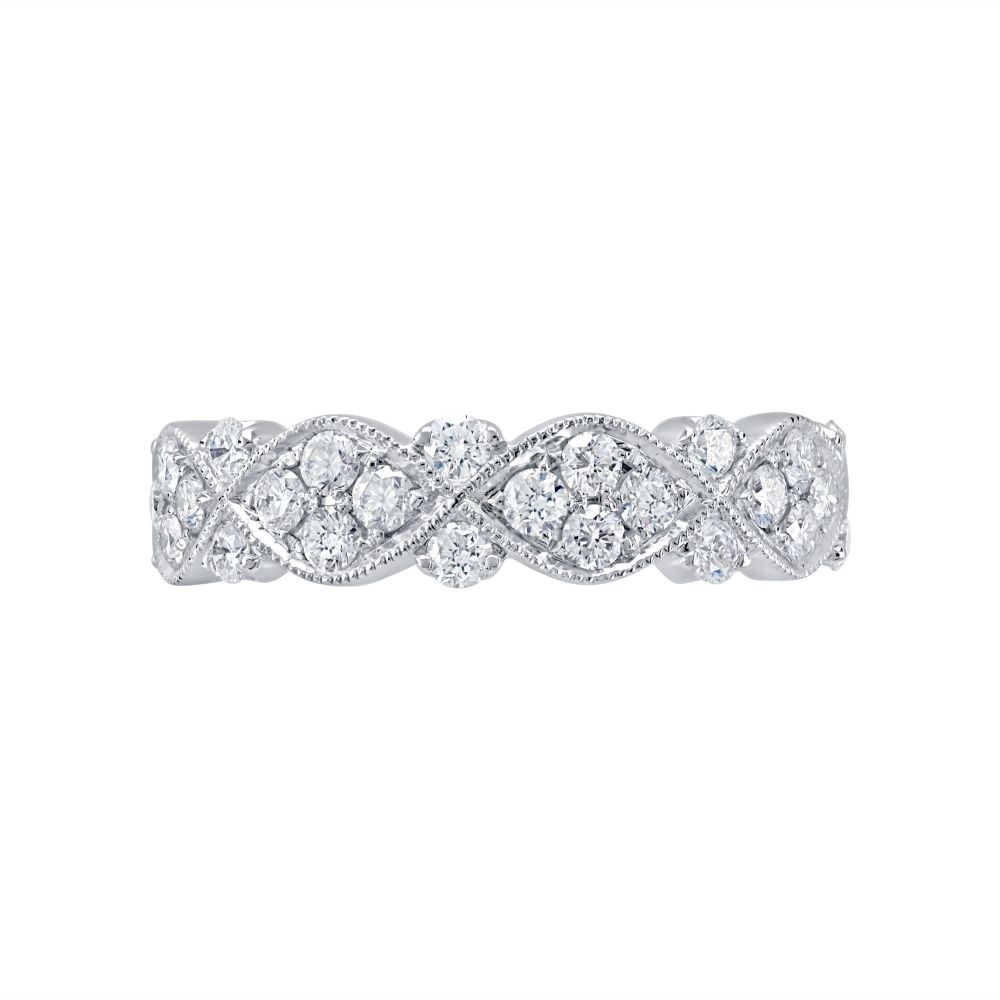 Diamond Scalloped Band