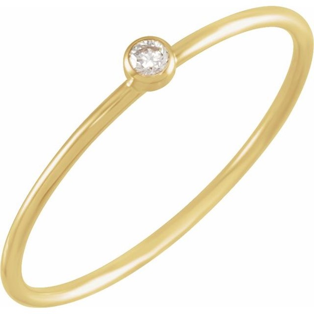 Diamond Bezel Ring