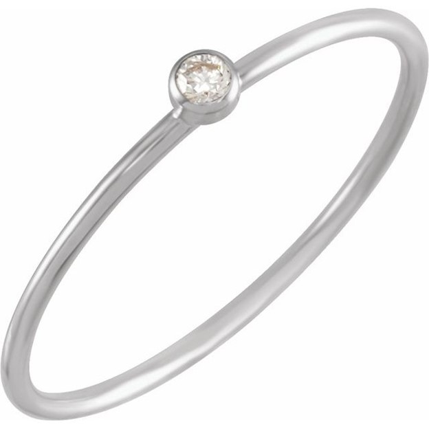 Diamond Bezel Ring