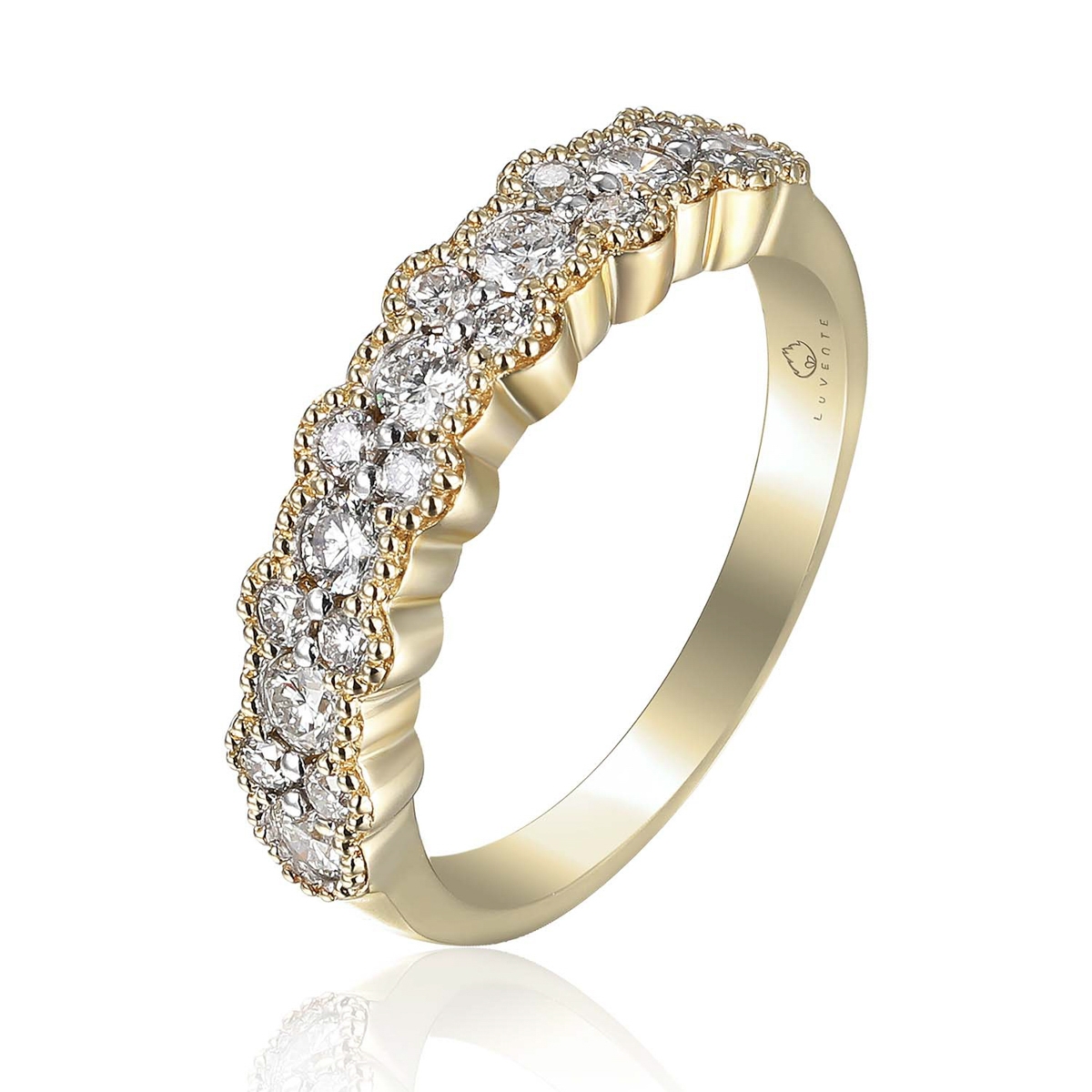 Diamond Beaded Ring