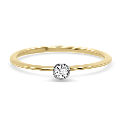Diamond Bezel Ring