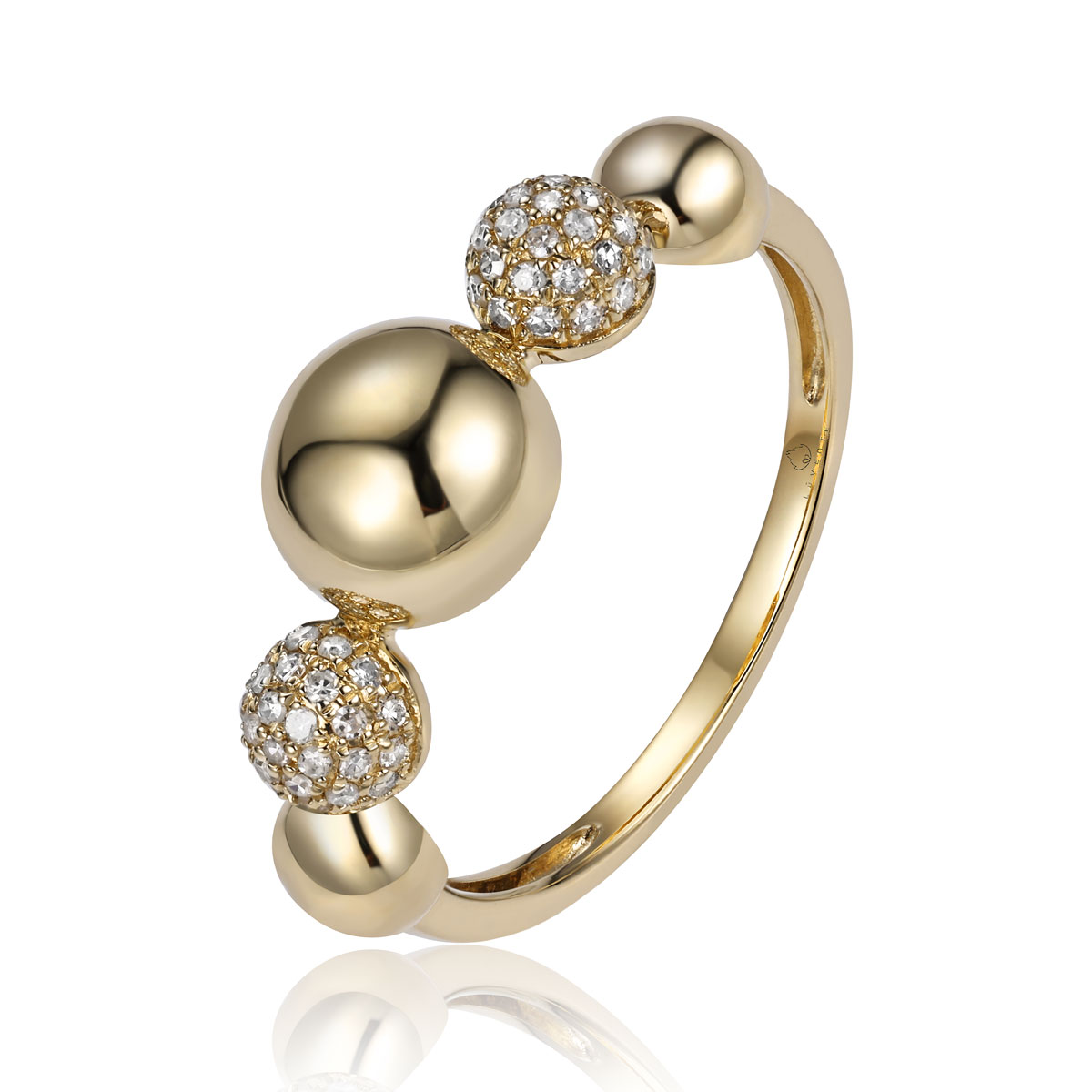Accented Bubble Ring