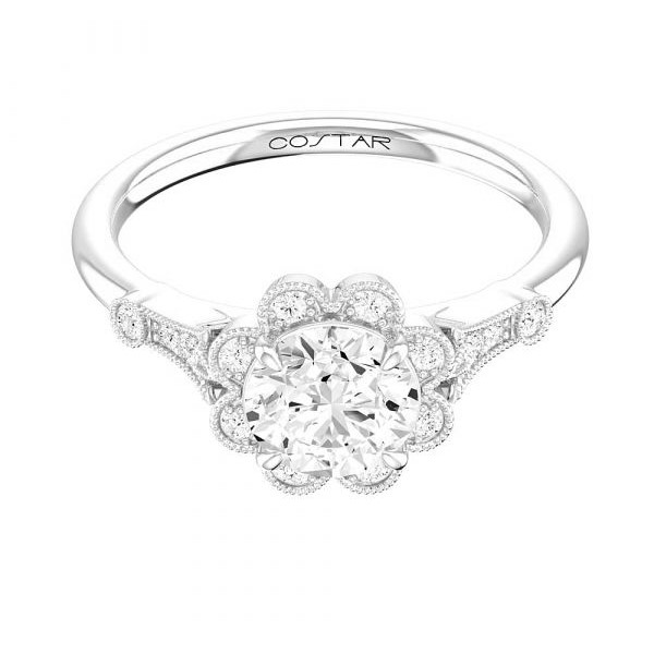 Diamond Floral Mounting