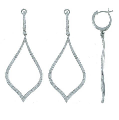 Diamond Dangle Earrings