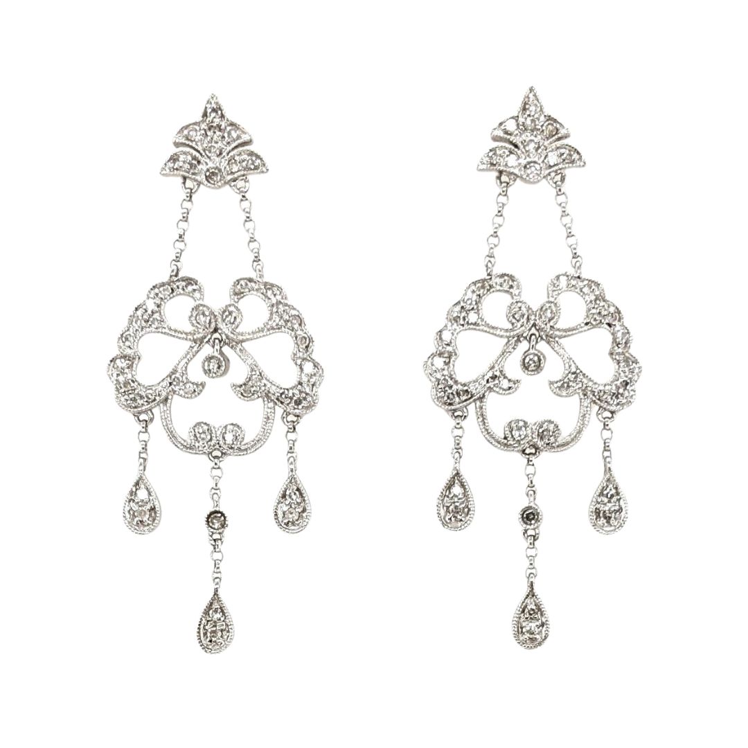 Diamond Chandelier Earrings