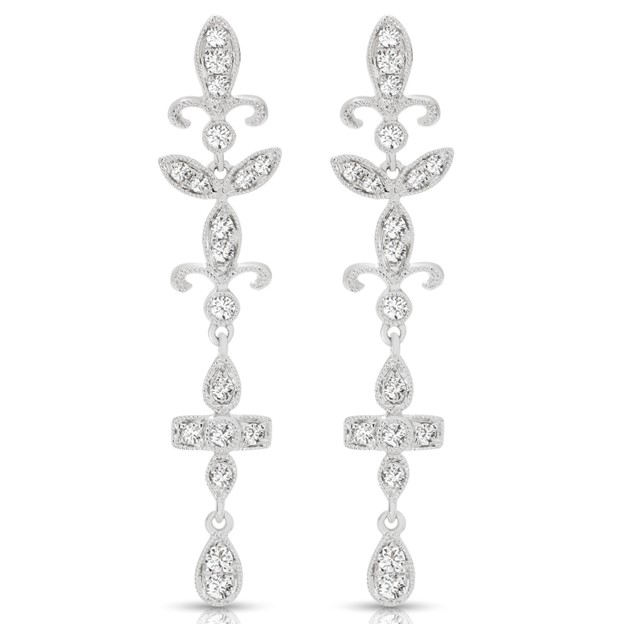 Diamond Drop Dangle Earrings