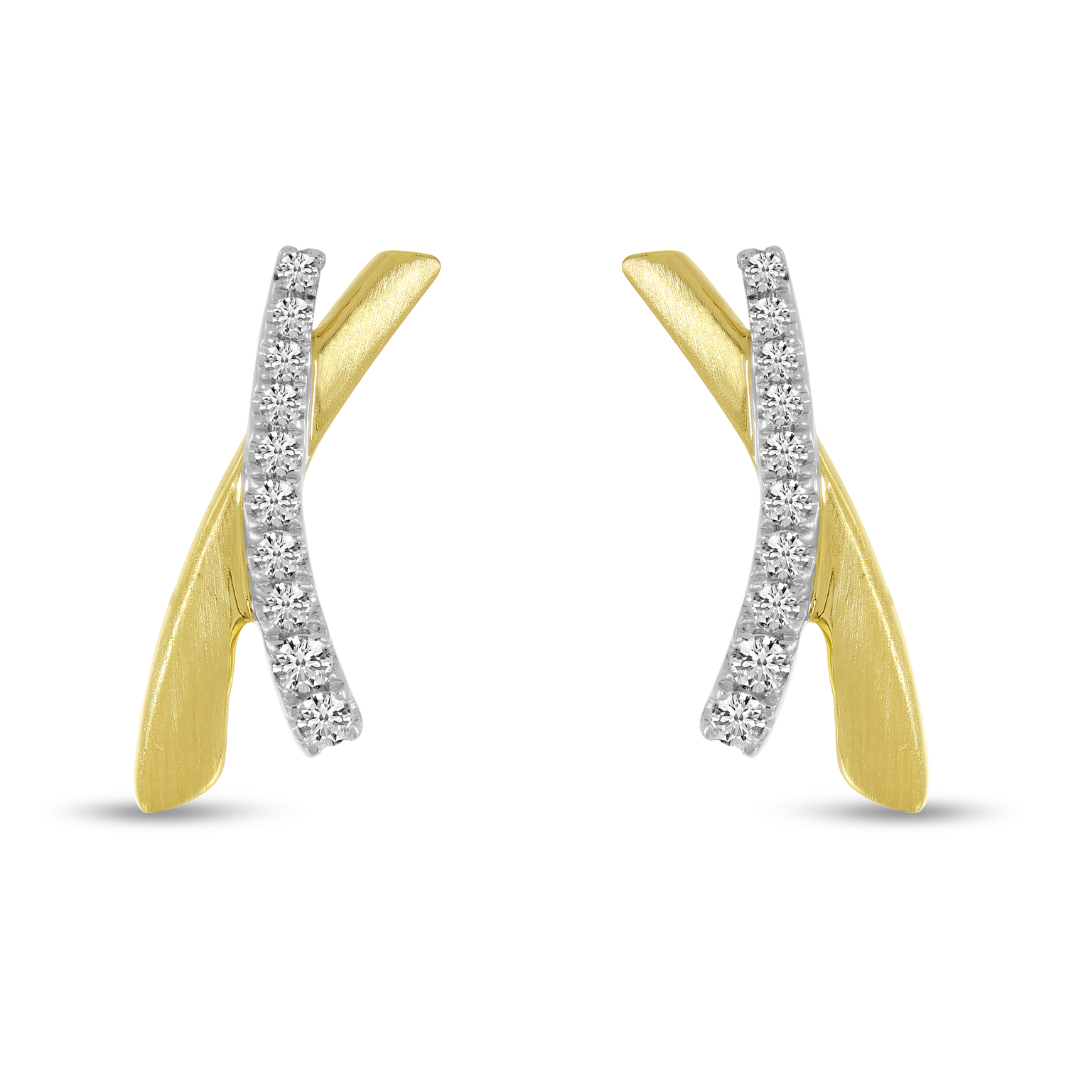 Diamond X Earrings