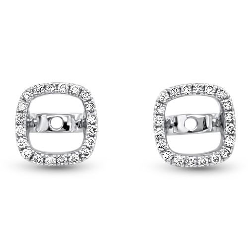 Buy Round White Diamond Oval Shaped Removable Earring Jackets for Women in  14K Yellow Gold (0.42 ctw, Color I-J, Clarity I1-I2) Online at Dazzling Rock