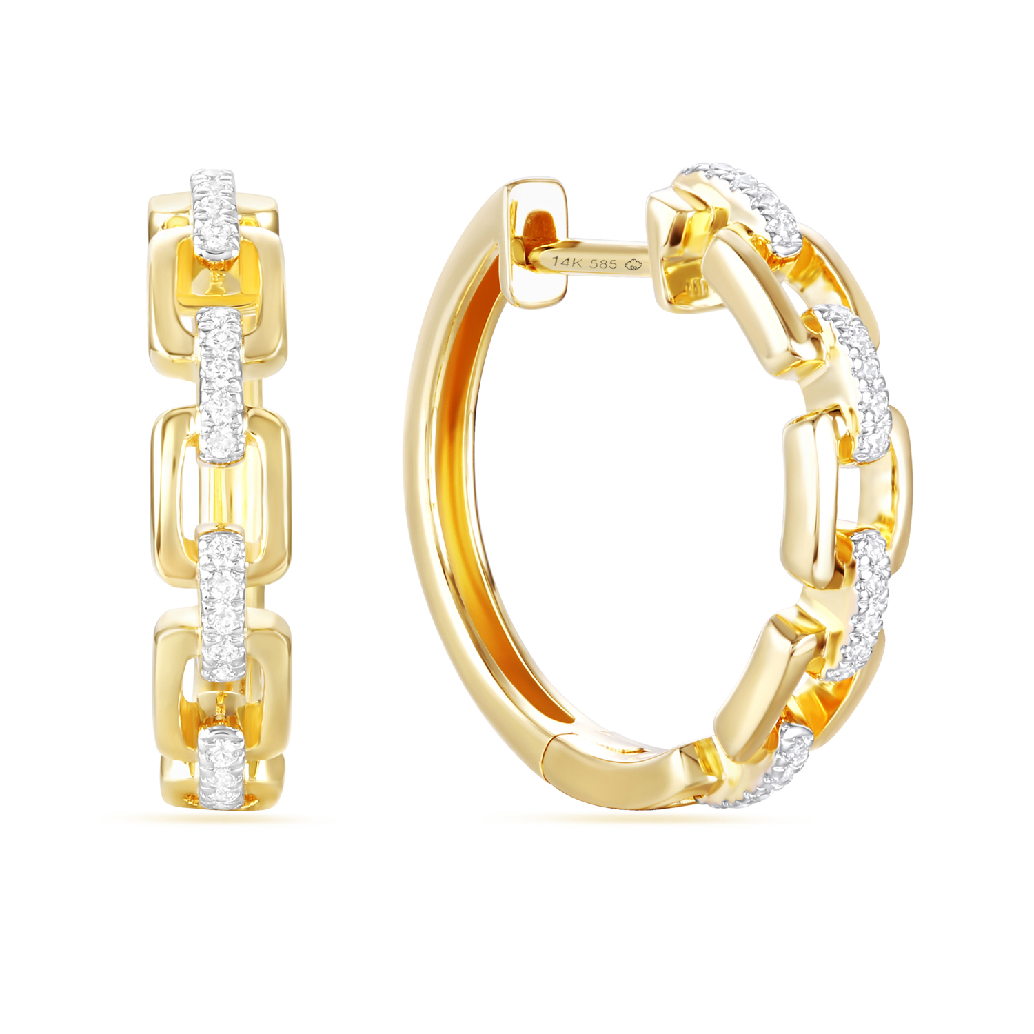 Diamond BuckleEarrings