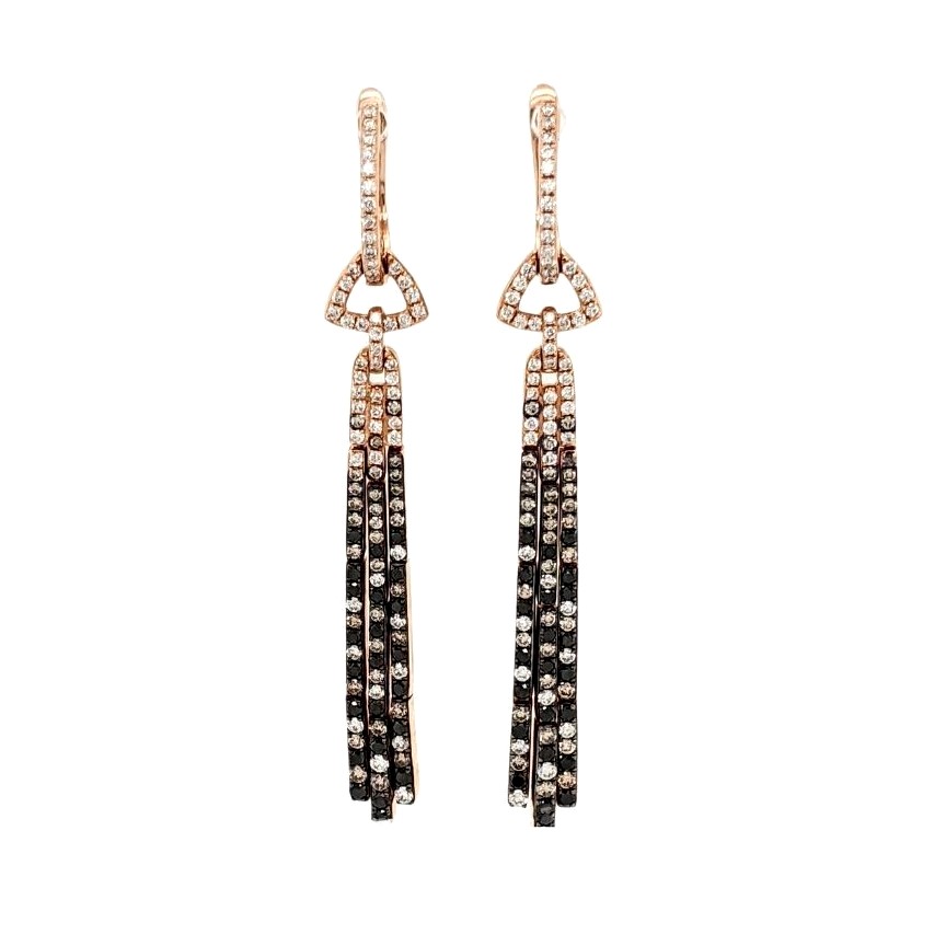 Diamond Tassle Earrings