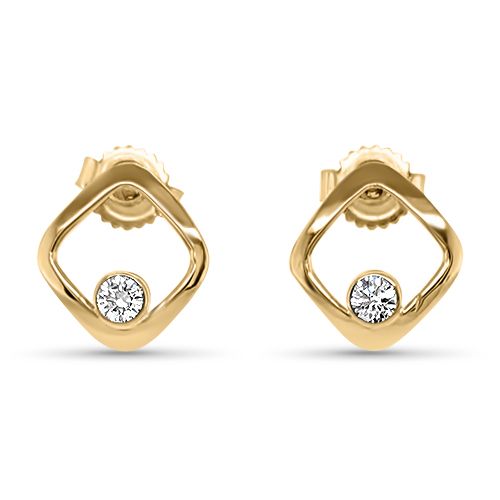 Diamond Square Earrings