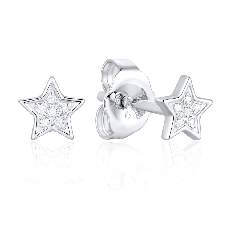 Diamond Star Earrings