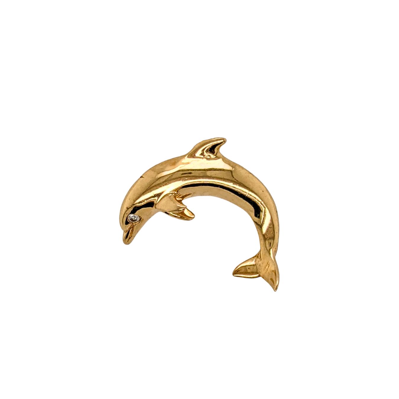 Diamond Dolphin Pendant
