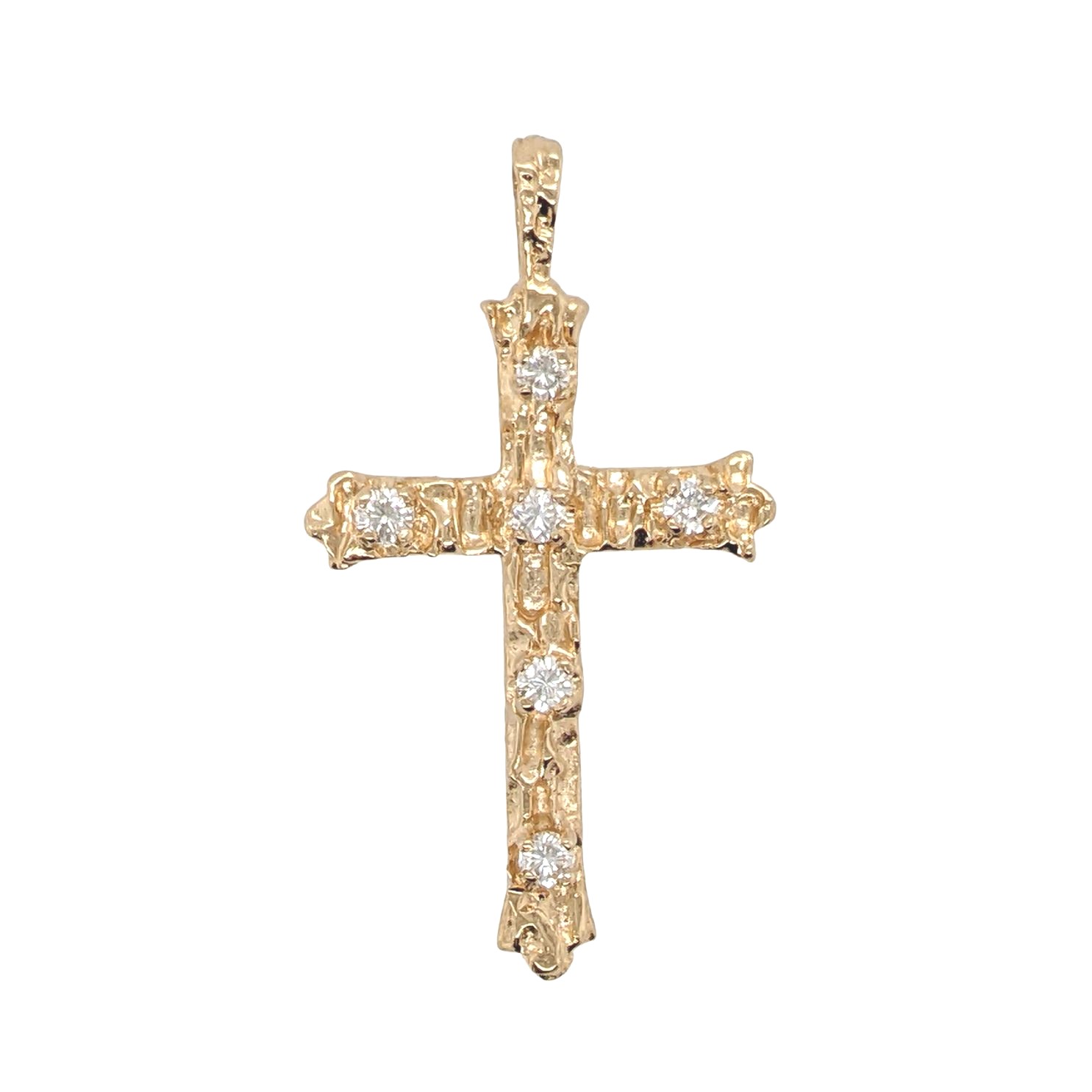 Diamond Nugget Cross