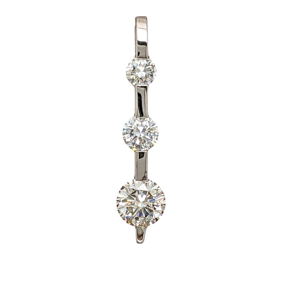 Diamond 3-Stone Pendant