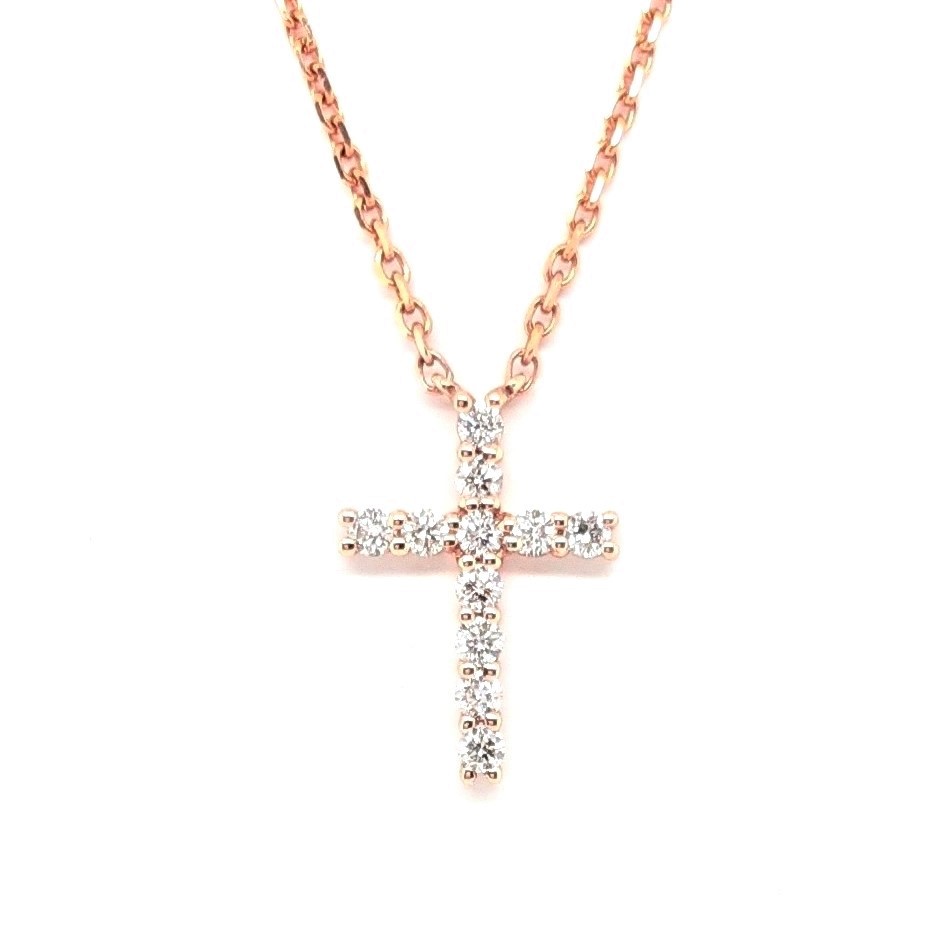 Diamond Cross .21ctw Necklace