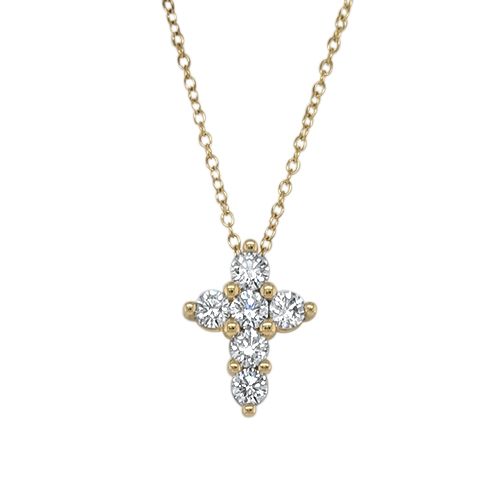 Diamond Cross 3/4ctw Necklace