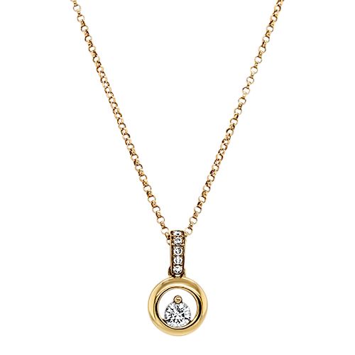 Diamond Solitaire Necklace