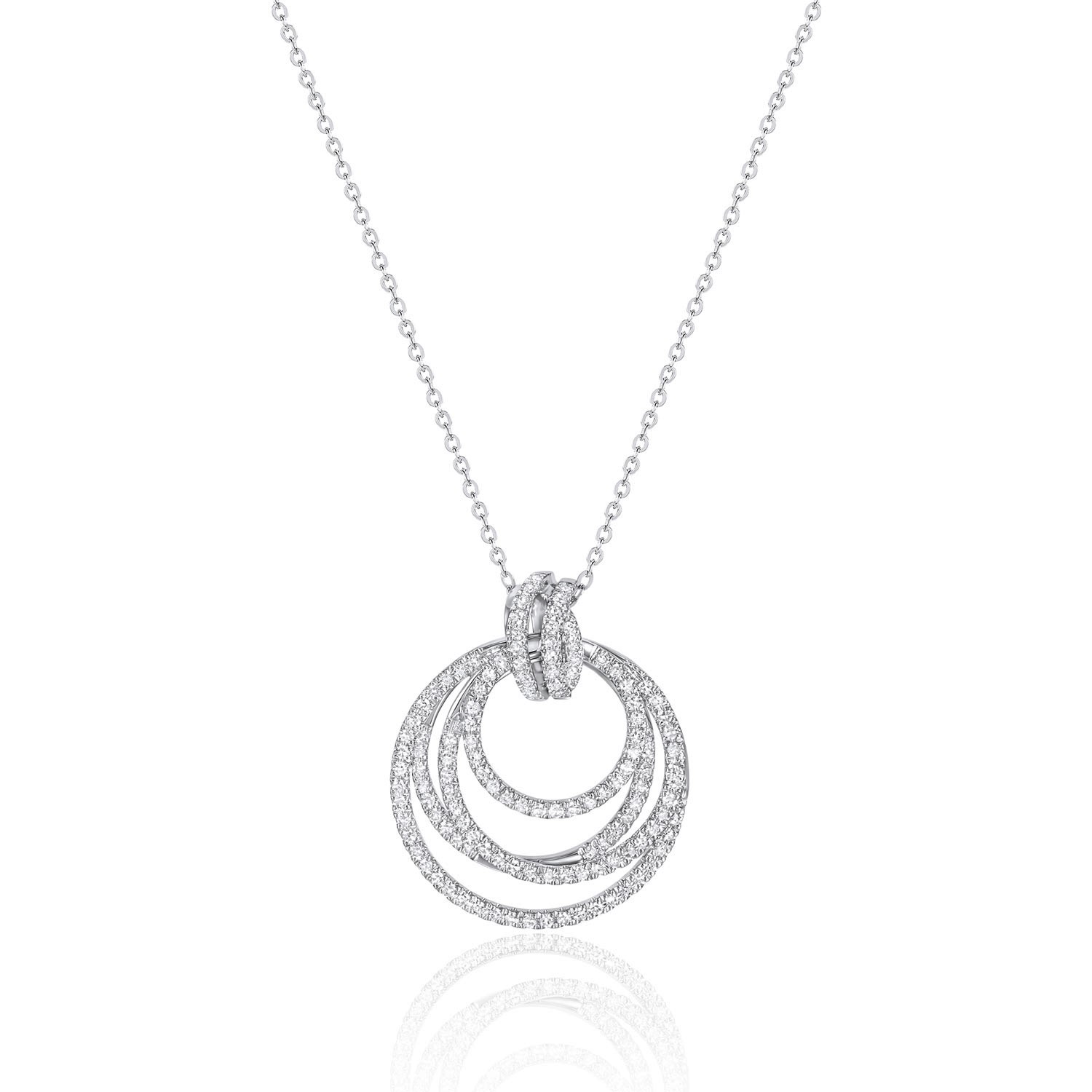 Diamond Circle Necklace