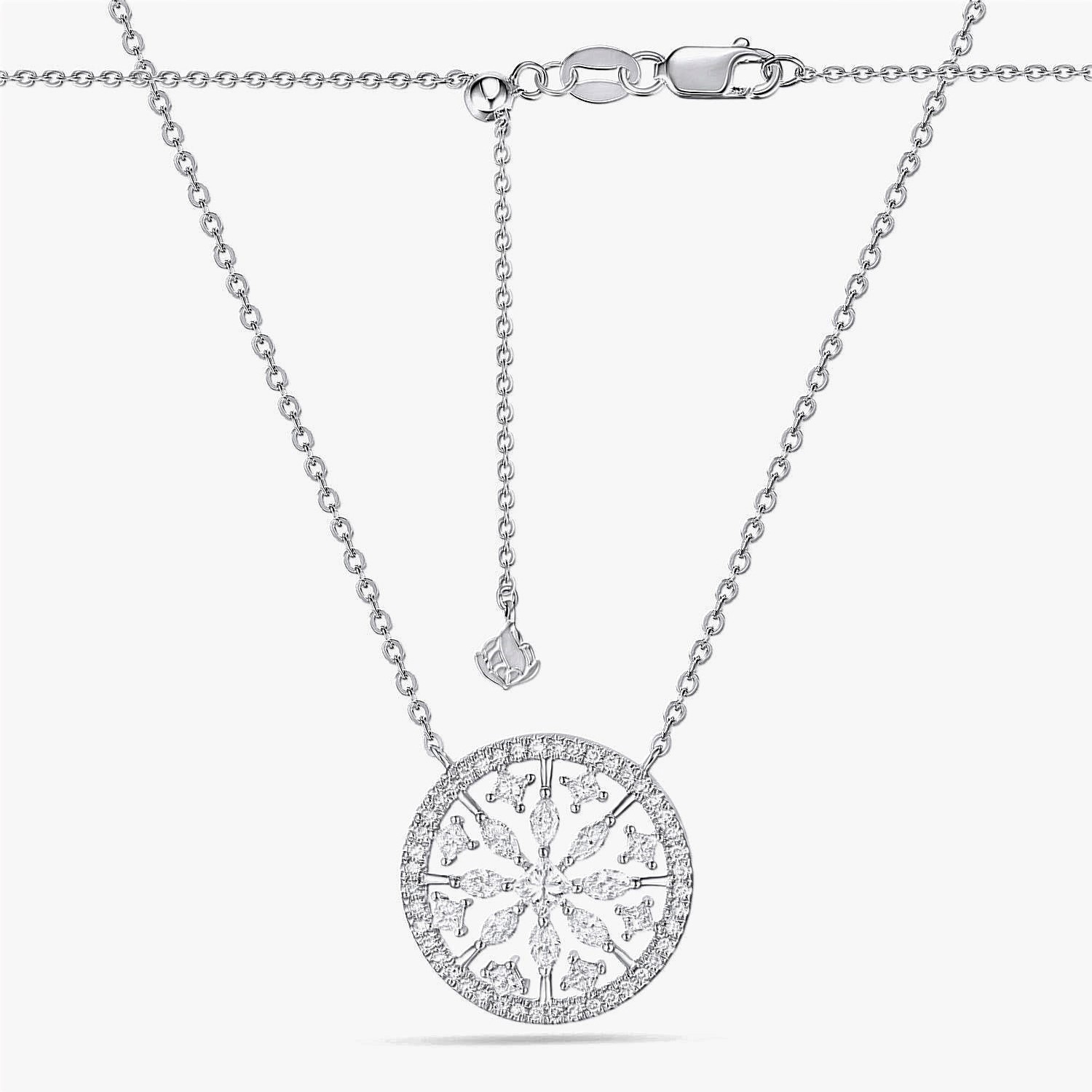 Diamond Medallion Necklace