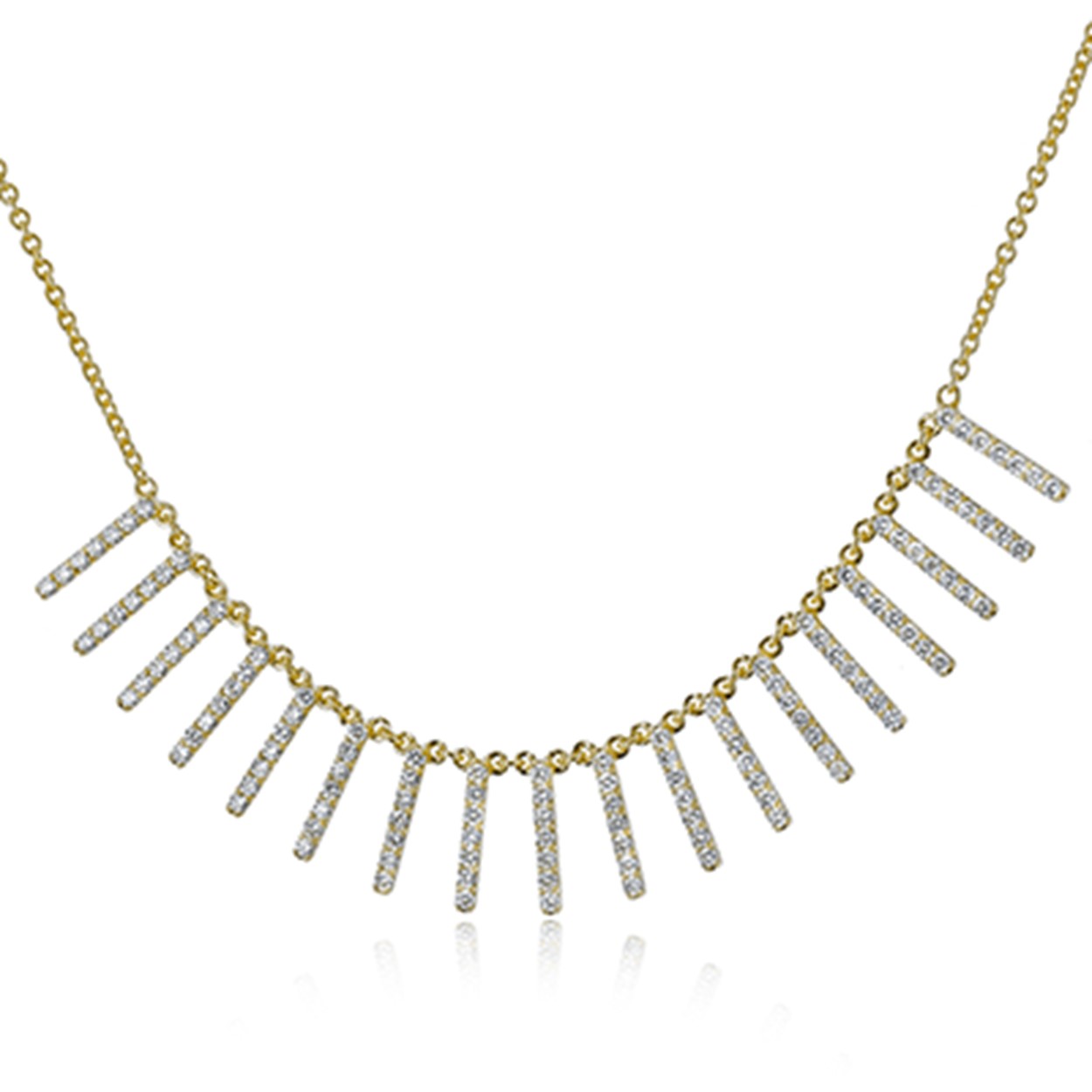 Diamond Multi-Bar Necklace