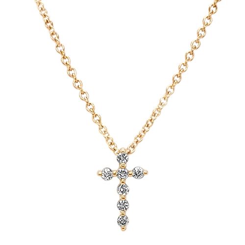 Diamond Cross .10ctw Necklace