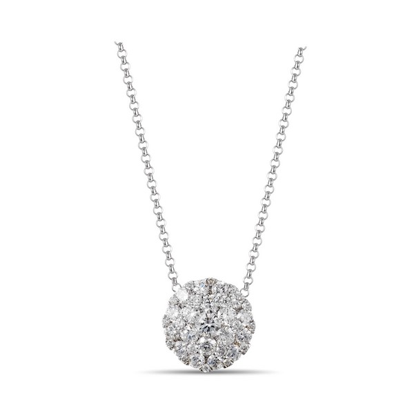 Diamond Cluster Necklace