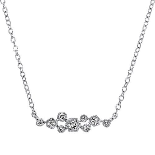 Diamond Bezel Necklace