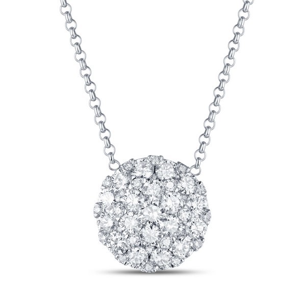 Diamond Cluster Necklace