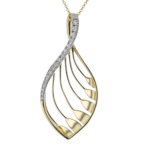 Diamond Fanned Necklace