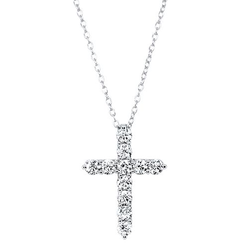 Diamond Cross 1.00ctw Necklace