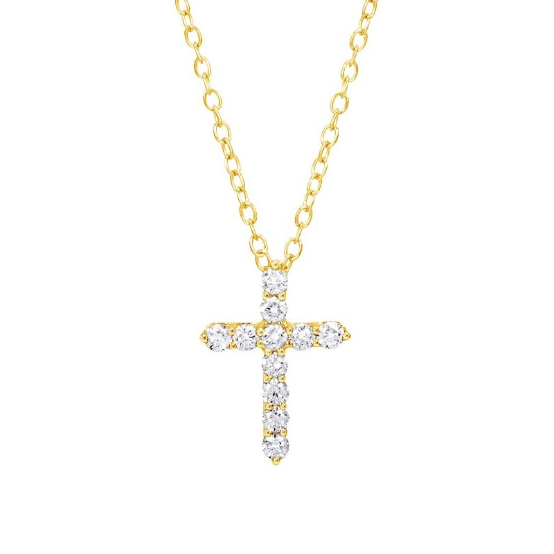 Diamond Cross 1/4ctw Necklace